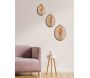 Décoration murale en jute  Aluk (Lot de 3) - HANAH HOME