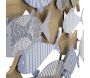Décoration murale en mdf et métal Sea 91 x 3 x 33.5 cm - 55,90