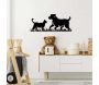 Décoration murale en métal Animal - HANAH HOME