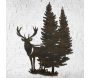 Décoration murale en métal Cerf - AUBRY GASPARD