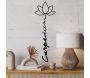 Decoration murale en métal Citation - HANAH HOME