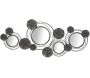 Décoration murale en métal Dark round 117 x 5.5 x 49 cm
