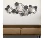 Décoration murale en métal Dark round 117 x 5.5 x 49 cm - MAURO FERRETTI