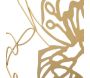 Décoration murale en métal Gold face 60 x 1 x 80 cm - 45,90