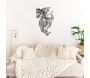 Décoration murale en métal Horse Line Art 41 x 66 cm - HANAH HOME