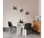Décoration murale en métal Oiseaux - HANAH HOME