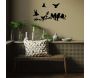 Décoration murale en métal Oiseaux sur branches et en vol - HANAH HOME