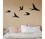 Décoration murale en métal Oiseaux en vol - HANAH HOME