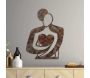 Décoration murale en métal Rusty Hug 52 x 70 cm - 6