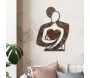 Décoration murale en métal Rusty Hug 52 x 70 cm - HANAH HOME