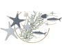 Décoration murale en métal Sea star 95.3 x 5 x 53.3 cm