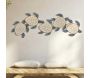 Décoration murale en métal Tartarughe 111.5 x 6.3 x 43 cm - MAURO FERRETTI