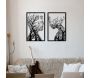 Décoration murale en métal Visages 86 x 63 cm - 52,90