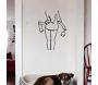 Décoration murale en métal Woman - 16,90