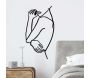 Décoration murale en métal Woman - HANAH HOME