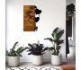 Decoration murale en métal et bois Amour - HANAH HOME