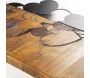 Decoration murale en métal et bois Amour - 29,90