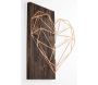 Decoration murale en métal et bois Amour - 45,90