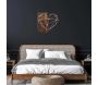 Decoration murale en métal et bois Amour - 7