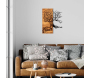 Décoration murale en métal et bois Arbre - HANAH HOME