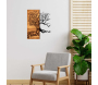 Décoration murale en métal et bois Arbre - 7