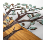 Décoration murale en métal et bois Arbre - 5