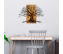 Décoration murale en métal et bois Arbre - 6