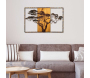 Décoration murale en métal et bois Arbre - HANAH HOME