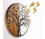 Décoration murale en métal et bois Arbre - 59,90
