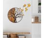 Décoration murale en métal et bois Arbre - 6