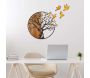 Décoration murale en métal et bois Arbre - 7