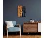 Décoration murale en métal et bois Arbre - HANAH HOME