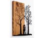 Décoration murale en métal et bois Arbre - 46,90