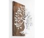 Décoration murale en métal et bois Arbre - 44,90