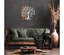 Décoration murale en métal et bois Arbre - 6