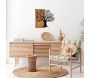 Décoration murale en métal et bois Arbre - HANAH HOME