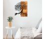 Décoration murale en métal et bois Arbre - HANAH HOME