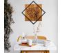 Décoration murale en métal et bois Arbre - HANAH HOME