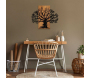 Décoration murale en métal et bois Arbre - HANAH HOME