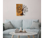 Décoration murale en métal et bois Arbre - 6