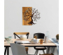 Décoration murale en métal et bois Arbre - 7