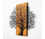 Décoration murale en métal et bois Arbre - 69,90
