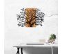 Décoration murale en métal et bois Arbre - 5