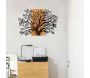 Décoration murale en métal et bois Arbre - 7