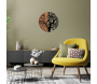Décoration murale en métal et bois Arbre - 5