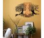 Décoration murale en métal et bois Arbre - 7