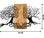 Décoration murale en métal et bois Arbre - ASI-0115