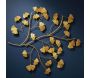 Décoration murale en métal doré Ginko - COT-0686