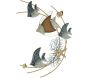 Décoration murale en métal et mdf Dory 61 x 5 x 86 cm