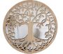 Décoration murale avec miroir Arbre de vie 35 cm